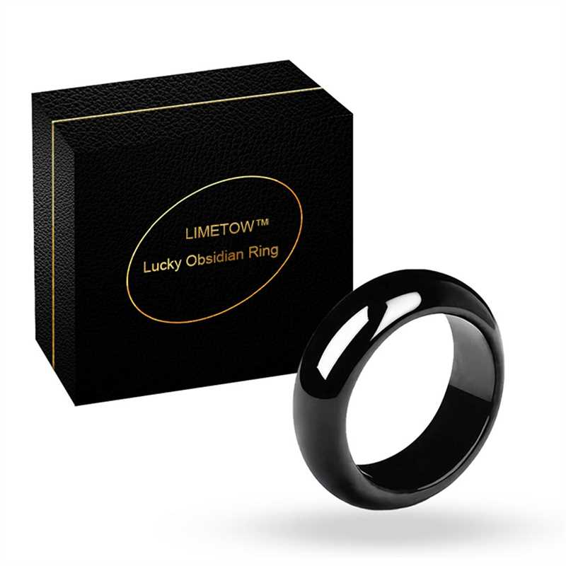 LIMETOW™ Lucky Obsidian Ring