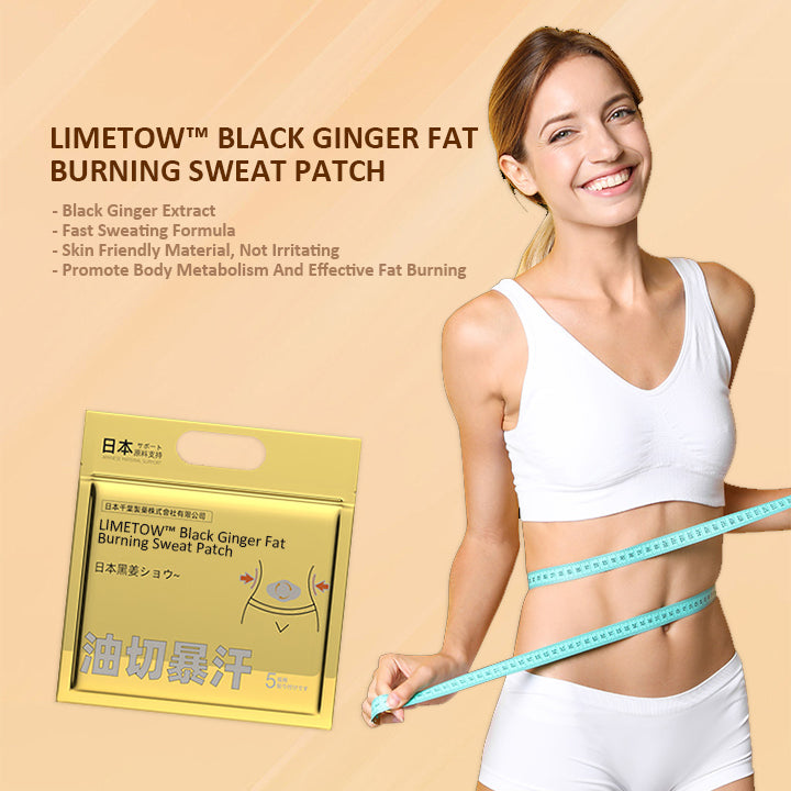 LIMETOW™ Japanese Black Ginger Fat Burning Sweat Patch | Crafted in Japan