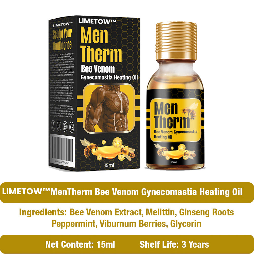 LIMETOW™ MenTherm Bee Venom Gynecomastia Heating Oil