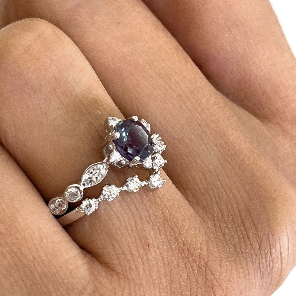 （🔥LAST DAY SALE-70% OFF) Lymphvity MagneTherapy Germanium Amethyst Ring