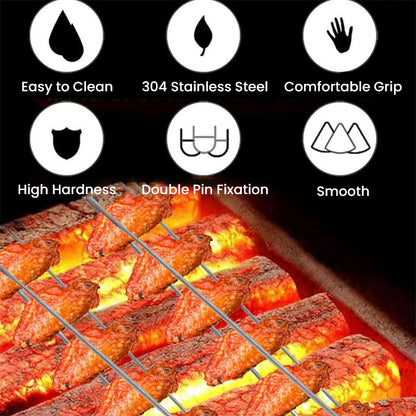 Chicken Wing Rails for Grill