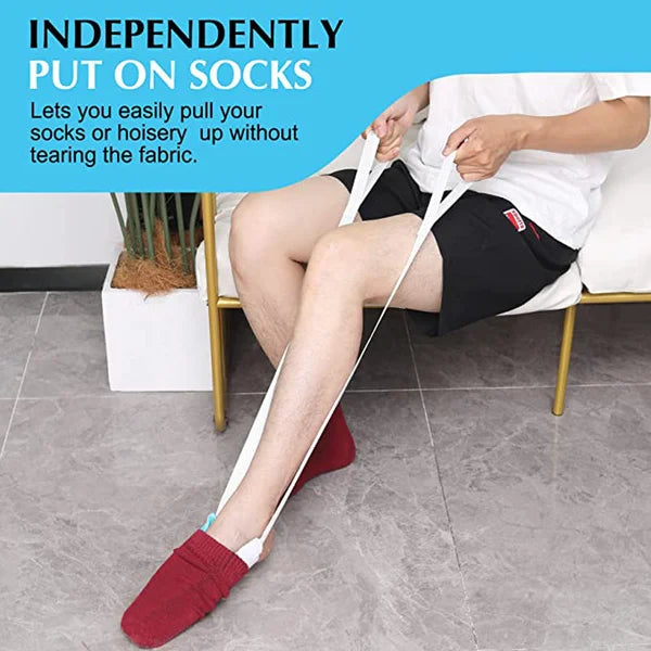 Sock aid device - Sock Helper Easy On Easy Off with Sock Assist straps,Sock Assist Device