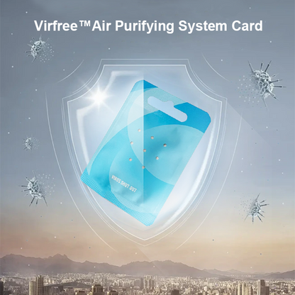 Virfree™ Air Purifying System Card | From Japan